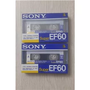 یک جفت نوار کاست سونی EF60 اصل ژاپن