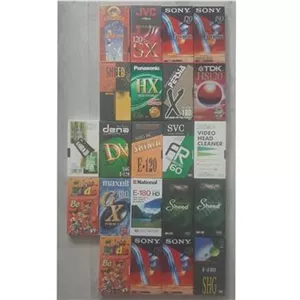 22 عدد فیلم vhs ( خام و پلمب ) (توضیحات)