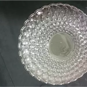 سینی گرد کریستال قدبمی امریکایی