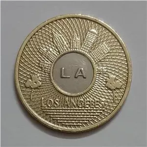 ژتون دو فلزی حمل و نقل آمریکا