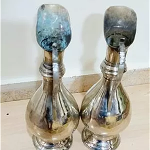 یک جفت پارچ ورشو قدیمی بروجرد بسیار زیبا