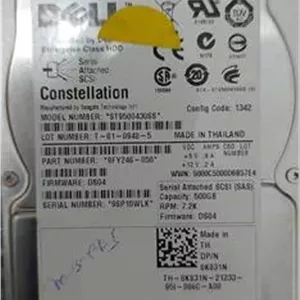 هارد سرور 2.5 DELL 500 7.2K SAS