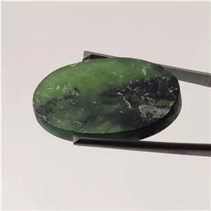 نگین سنگ سرپانتین معدنی و طبیعی (تراش دروزی)