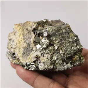 راف سنگ پیریت طلایی رنگ معدنی و طبیعی