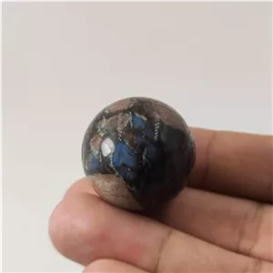 گوی سنگ جاسپر لئوپارد معدنی و طبیعی برزیل (کمیاب)