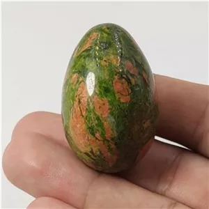 سنگ اوناکیت معدنی و طبیعی (تراش تخم مرغ)