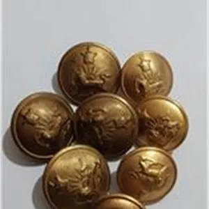تعداد 8 عدد دکمه برنجی نظامی دوره پهلوی