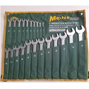 ست 22تایی آچار یکسر تخت یکسر رینگی Maxtop