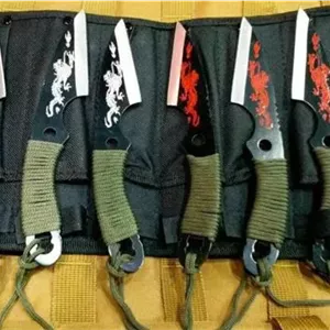 چاقو پرتابی ست 6 عددی (شکاری)