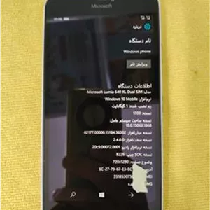 گوشی مایکروسافت لومیا 640xl تمیز سالم