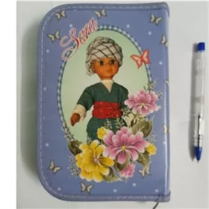 جامدادی قدیمی دارا سارا جلد سخت زیپی