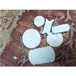 شش عدد کاغذ کشی در اشکال مختلف با هم