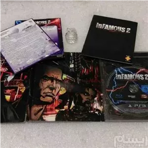 بازی PS3 گیم بوک infamous 2 کمیاب و کلکسیونی