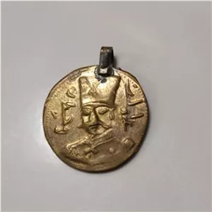 سکه پولکی ناصرالدین شاه