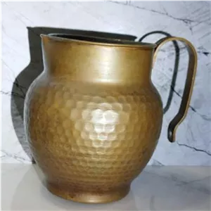 پارچ مسی قدیمی چکشی