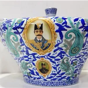 سوپ خوری قلم آبی شاه عباسی 