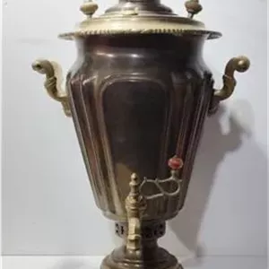 سماور زغالی قدیمی مدل گلدانی