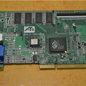 کارت گرافیک قدیمی AGP ATI 3D RAGE LT PRO 8MB