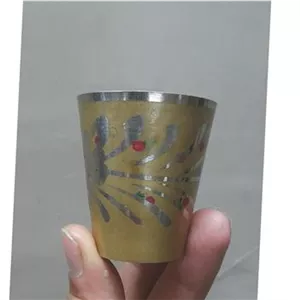 لیوان شات قدیمی برنجی