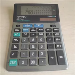 ماشین حساب حرفه ای سیتیزن مدل CT-770II