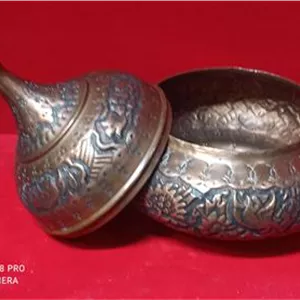 گز خوری مسی قلمکاری