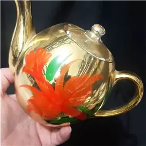 قوری طلایی قدیمی