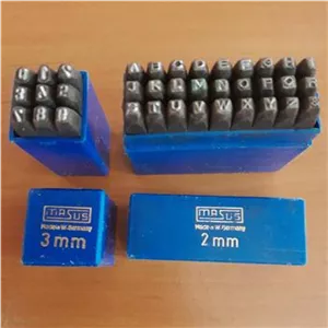 سری سنبه حروف کوب و عدد کوب لاتین