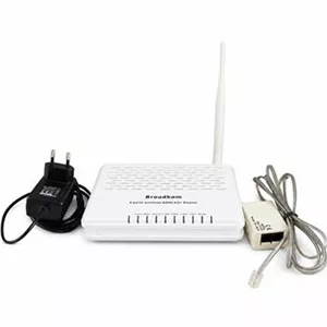 مودم ADSL سالم با لوازم کامل