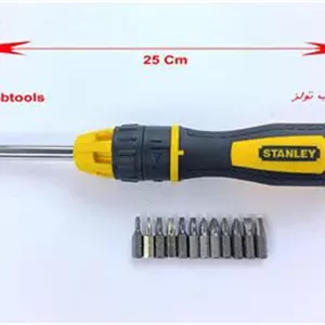 پیچ گوشتی جغجغه ای بیت خور استنلی Stanley