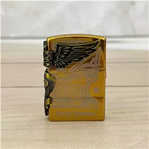 فندک طرح برجسته هارلی دیویدسون طلایی