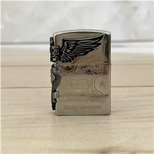 فندک طرح برجسته هارلی دیویدسون سیلور