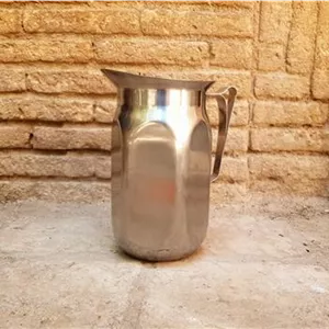 پارچ استیل قدیمی ( چندضلعی، خاص)