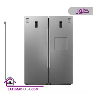 یخچال فریزر دو قلو کلور مدل روسو هوم بار سری 70