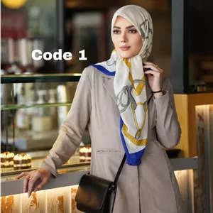 روسری نخ وال ترک دست دوز 3386