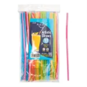 نی نوشیدنی یکبار مصرف مدل مارپیچ پیکنیک