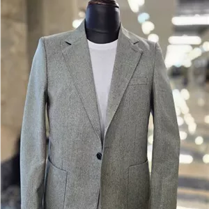 کت تک مردانه تابستانی جیب از رو سبز