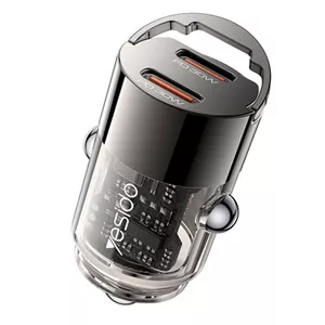 شارژر فندکی 30 وات یسیدو YESIDO Y69 با دو خروجی USB-C