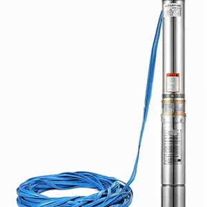 شناور پلیکام 38 متری  2 اینچ 1/25 اسب تک فاز  20 متر کابل مدل PELIKUM - QJD10-30/6-0.92 | الکترو پمپ شناور استیل قلمی کامل تنه باریک مدادی کابل بلند تکفاز