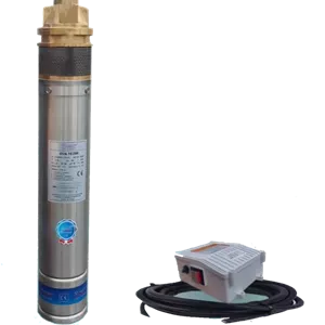 شناور استیل سی ان بی 100 متری ۱ اینچ 1/5 اسب تکفاز CNB- 4SKM150-1.1