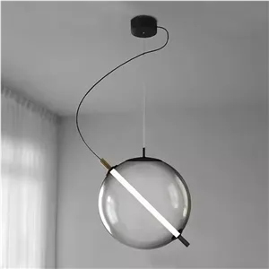 لوستر آویز مدرن مدل Art Glass 30 کد L292