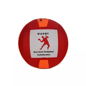 توپ آموزشی داژبال وسطی WADBC DST | قرمز/نارنجی