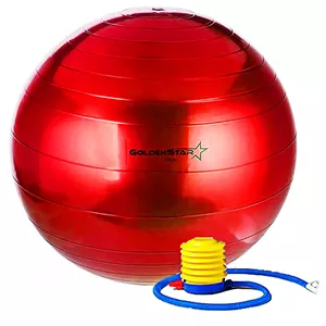 توپ بدنسازی سوییسی جیم بال فیزیوبال گلدن استار 75 سانتیمتری BRS | قرمز