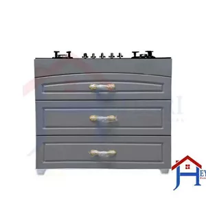 اجاق گاز طرح فر MDF تکنو مدل M3 صفحه شیشه ای (با بسته بندی)
