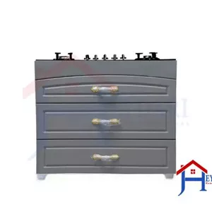 اجاق گاز طرح فر MDF تکنو مدل M3 صفحه شیشه ای