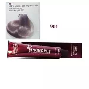 رنگ مو پرنسلی سری هایلایت شماره901 بلوند فوغ العاده روشن خاکستری 120 میل