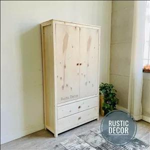 کمد چوبی کودک روستیک دکور مدل BN900