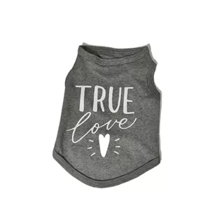 تاپ سگ🐶 مریلند مدل True Love سایز بزرگ - طوسی