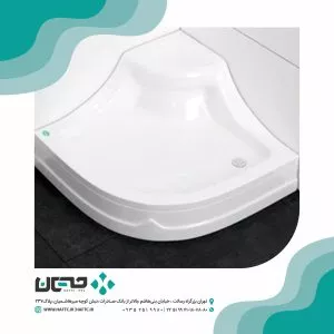 زیر دوشی ویستا مدل کاپری سکودار ابعاد 90*90