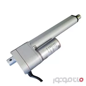 جک برقی ماناک 800 نیوتن کورس 15 سانت، سرعت 10 میلیمتر بر ثانیه 24 ولت، دارای پتانسیومتر مدل LAB25P