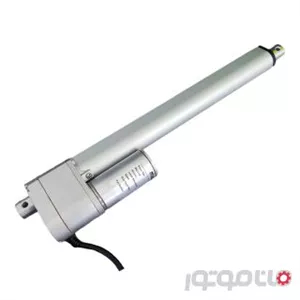 جک برقی ماناک 800 نیوتن کورس 25 سانت، سرعت 10 میلیمتر بر ثانیه 24 ولت، دارای پتانسیومتر مدل LAB25P